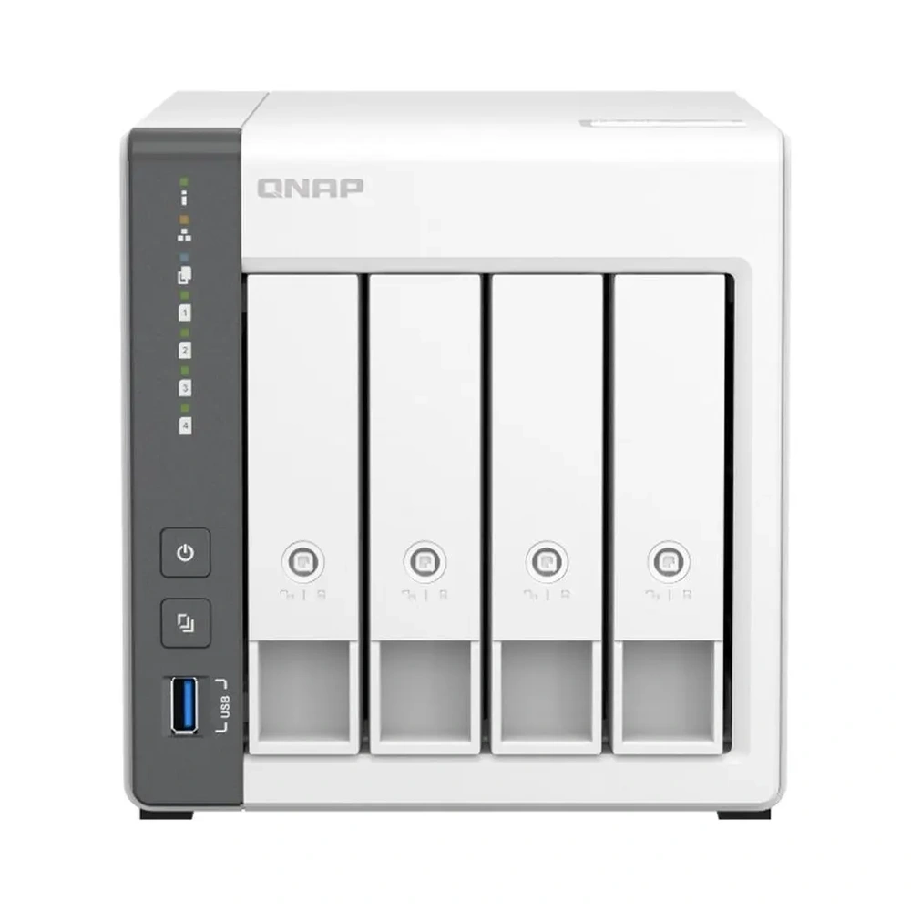 Servidor NAS QNAP TS-473A 4-Bay AMD Ryzen V1500B 8GB - vista 1