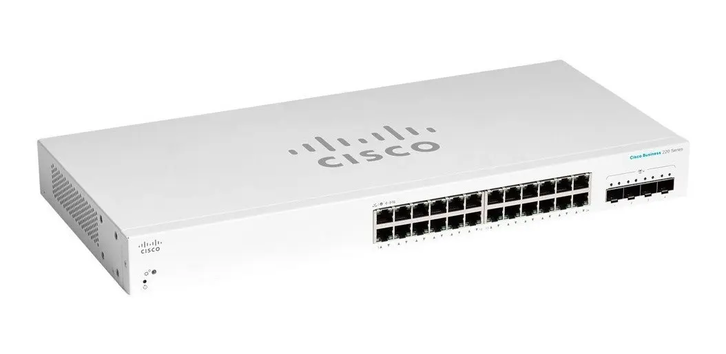 Cisco Business 220 Series Smart Switch 24-Port PoE 4x10G SFP