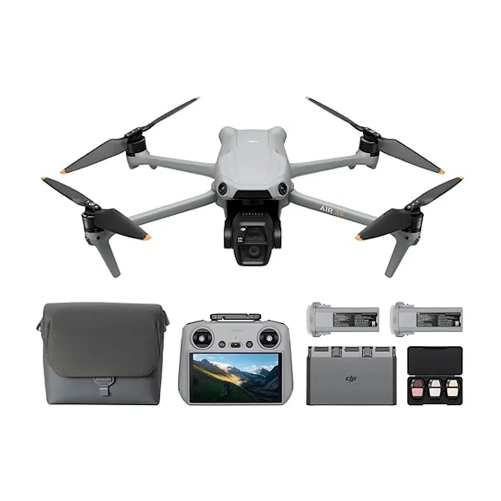 Drone DJI Air 3S Combo Vuela Más (Control Remoto DJI RC 2) Gran Angular con CMOS 1"