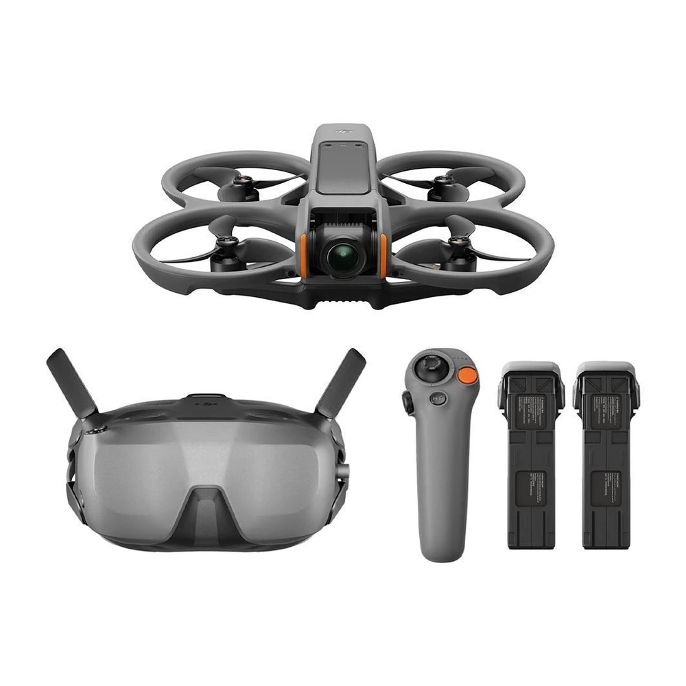 Drone DJI Avatar 2 Fly More Combo (Tres Baterías), Dron FPV Con Cámara 4K, Experiencia Inmersiva